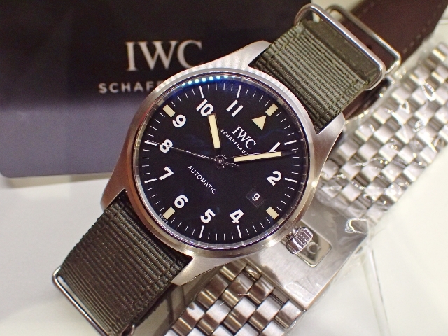 IWC 純正 NATO ストラップ カーキ 20mm-