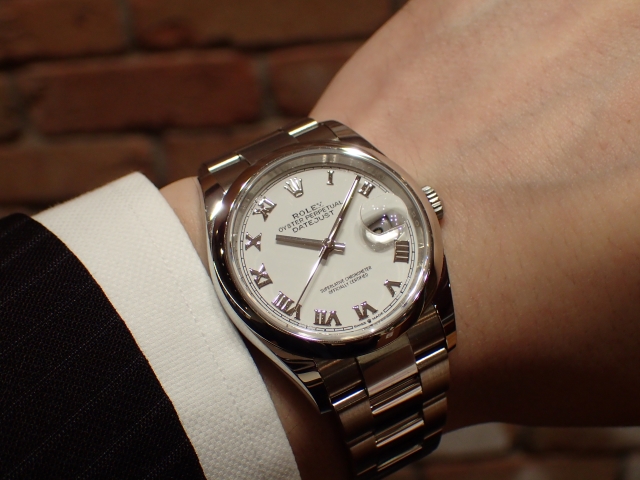 デイトジャスト36 ローマンインデックス Ref.126200 品 メンズ 腕時計