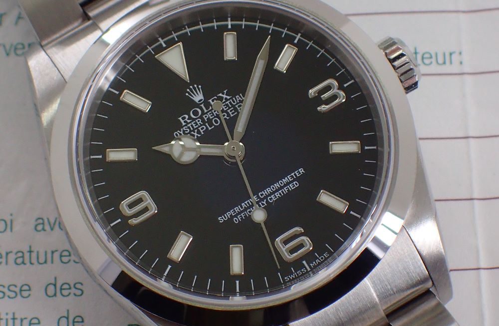 シンプルなデザインが人気！　エクスプローラーI　Ref.114270