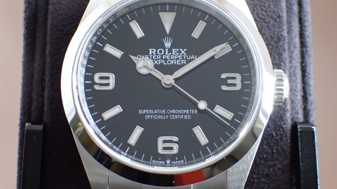 伝統的なサイズ感　36ミリ　エクスプローラーI　Ref.124270