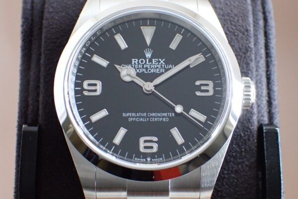 伝統的なサイズ感　36ミリ　エクスプローラーI　Ref.124270